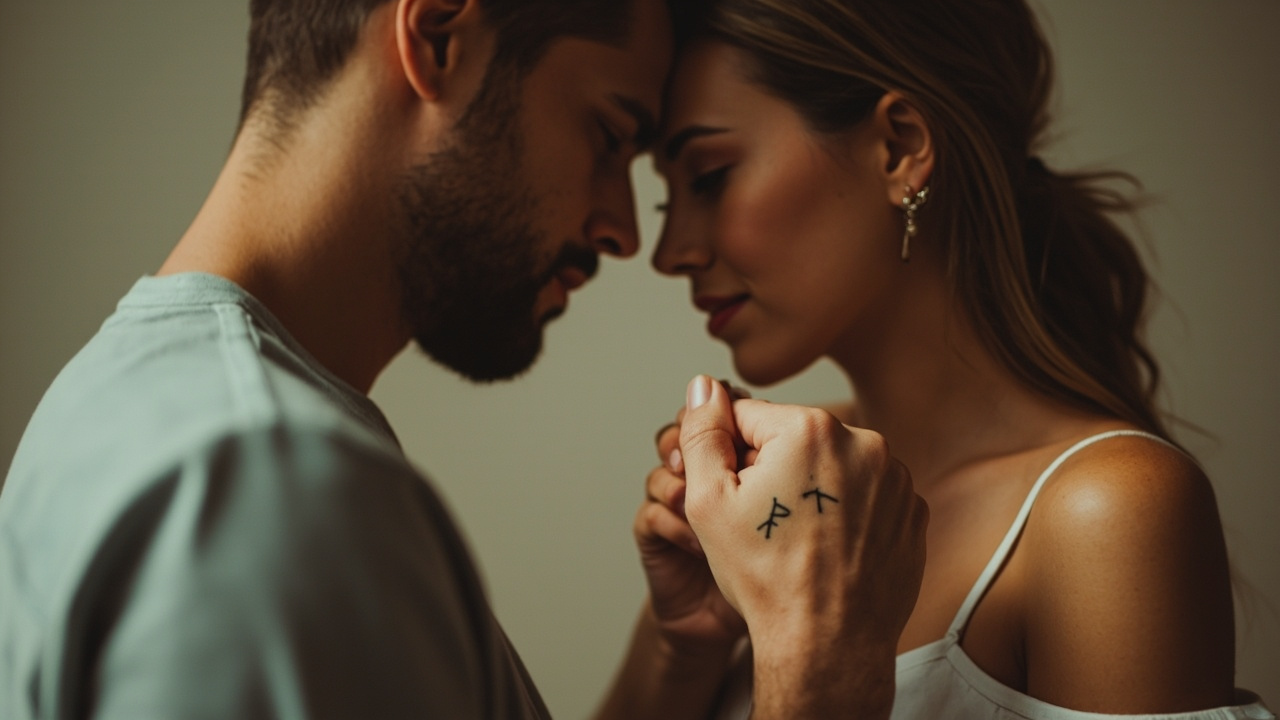tatouages discrets: motifs minimalistes pour couples